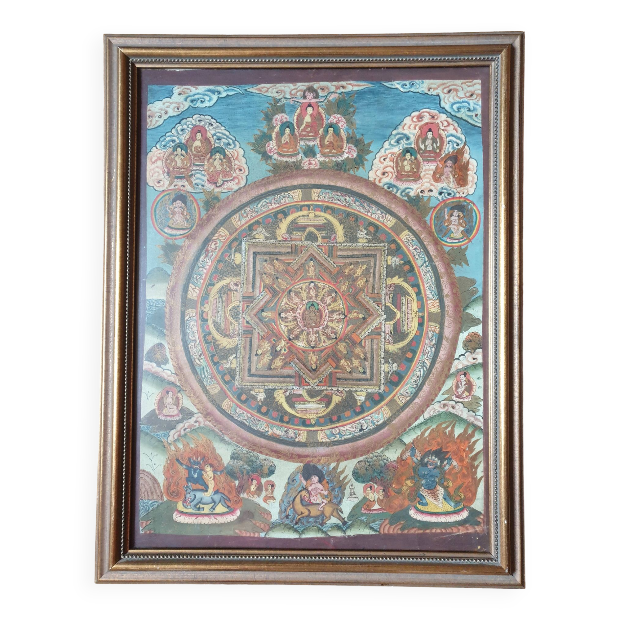 Thangka from Tibet mid-20th century