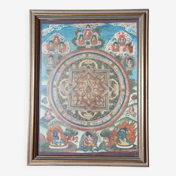 Thangka from Tibet mid-20th century