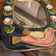 Mirror Mithe Espelt .bird decorations 29x22cm