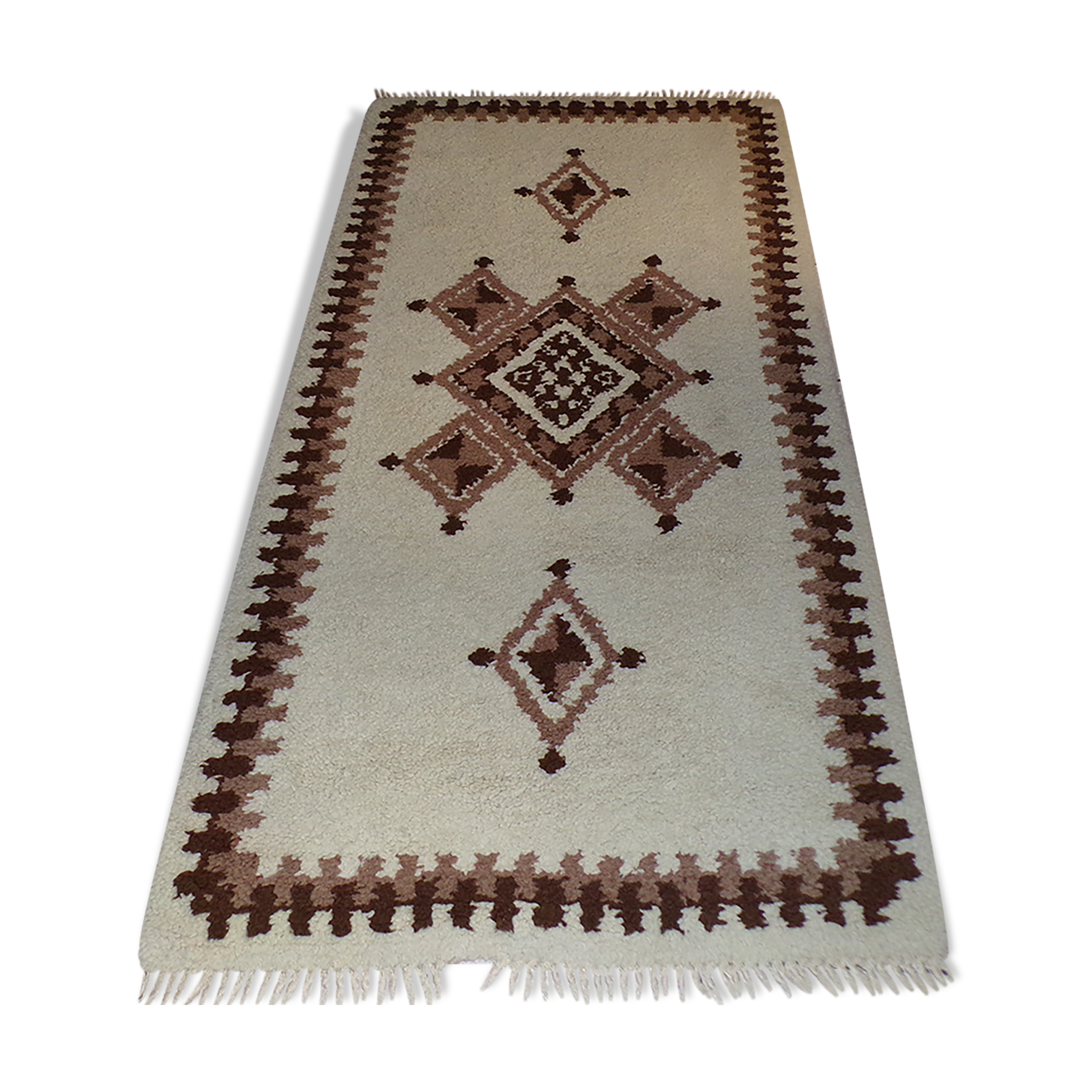 Handmade vintage wool carpets  93x175cm