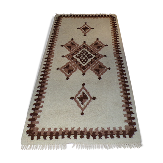 Tapis en laine vintage fait main 93x175cm