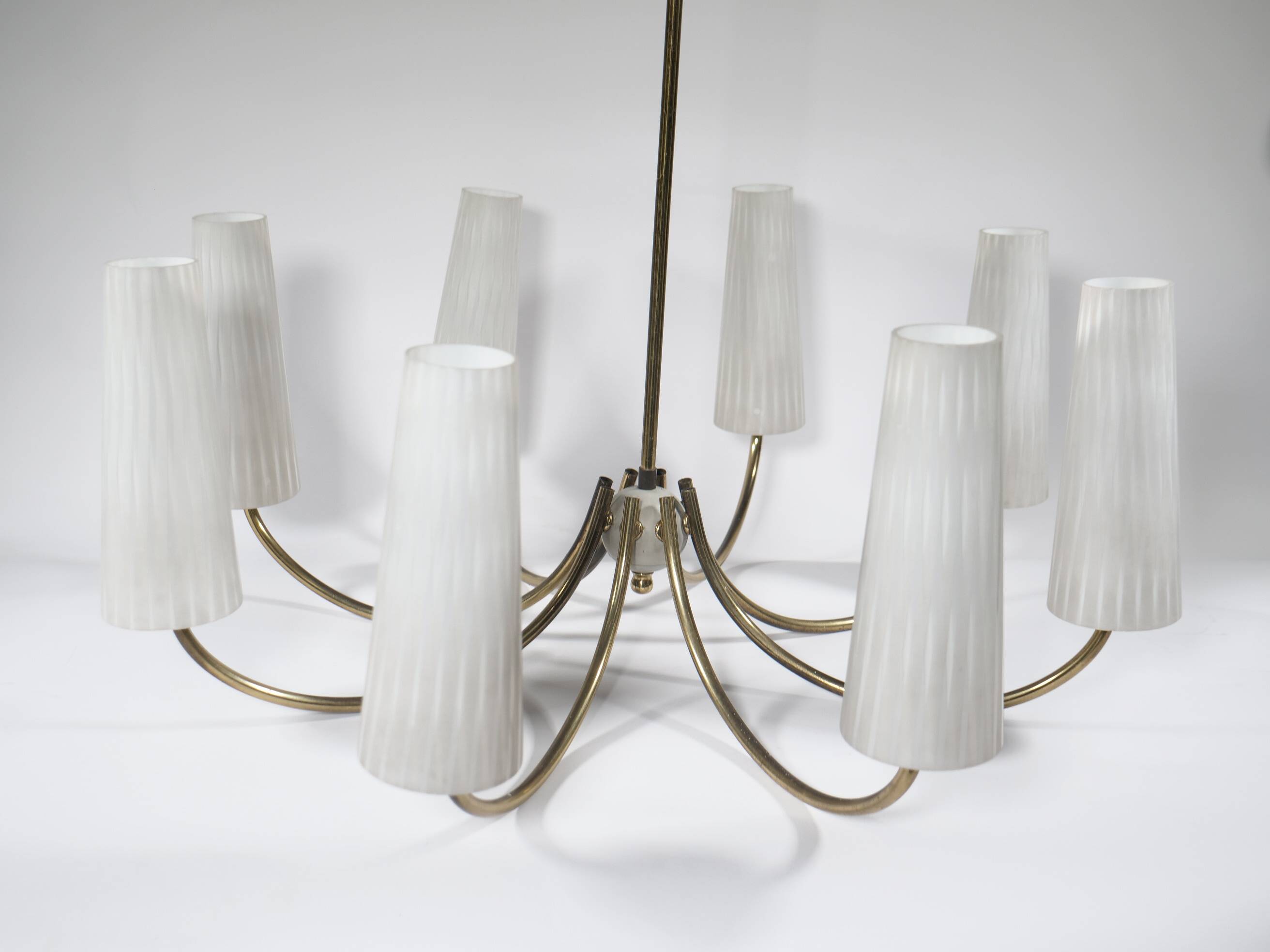 Sputink Chandelier 1950s Ceiling Lamp – 8 arms