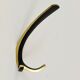 Up to 2 double wall hooks in brass from the mid-century by Herta Baller, Austria, 1950s.