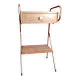 Table de chevet vintage de Jacques Hitier