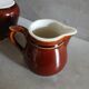 5 petits pots à lait/ crème de bistrot