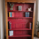Antique solid wood library refurbished