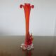 Soliflore murano "poisson" orange années 70