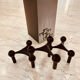 Stoff Nagel candle holders