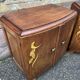 Pair of vintage art deco bedside tables from the 1950s