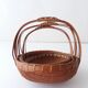 Set 3 baskets rattan 60