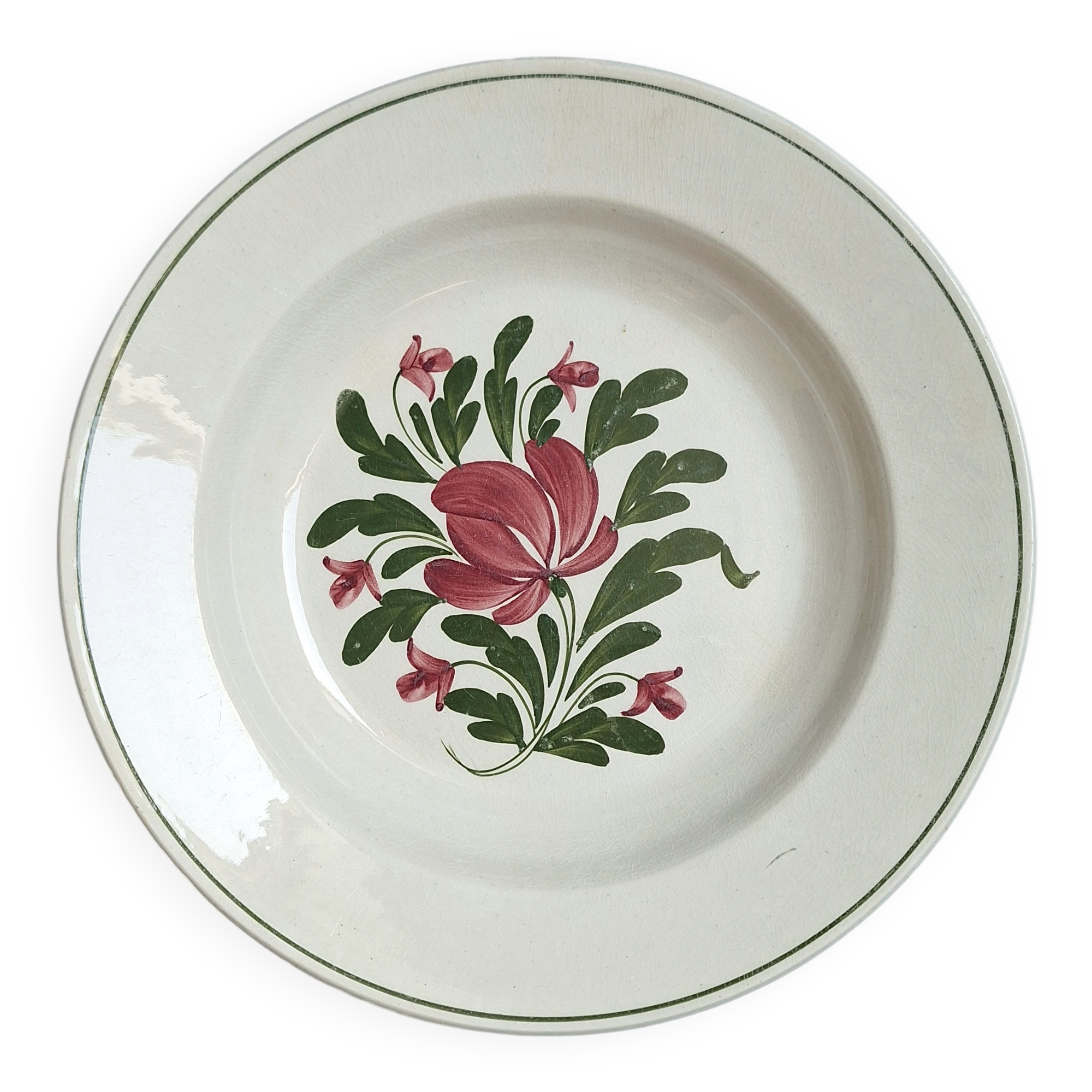 Shallow round plate K&G Luneville