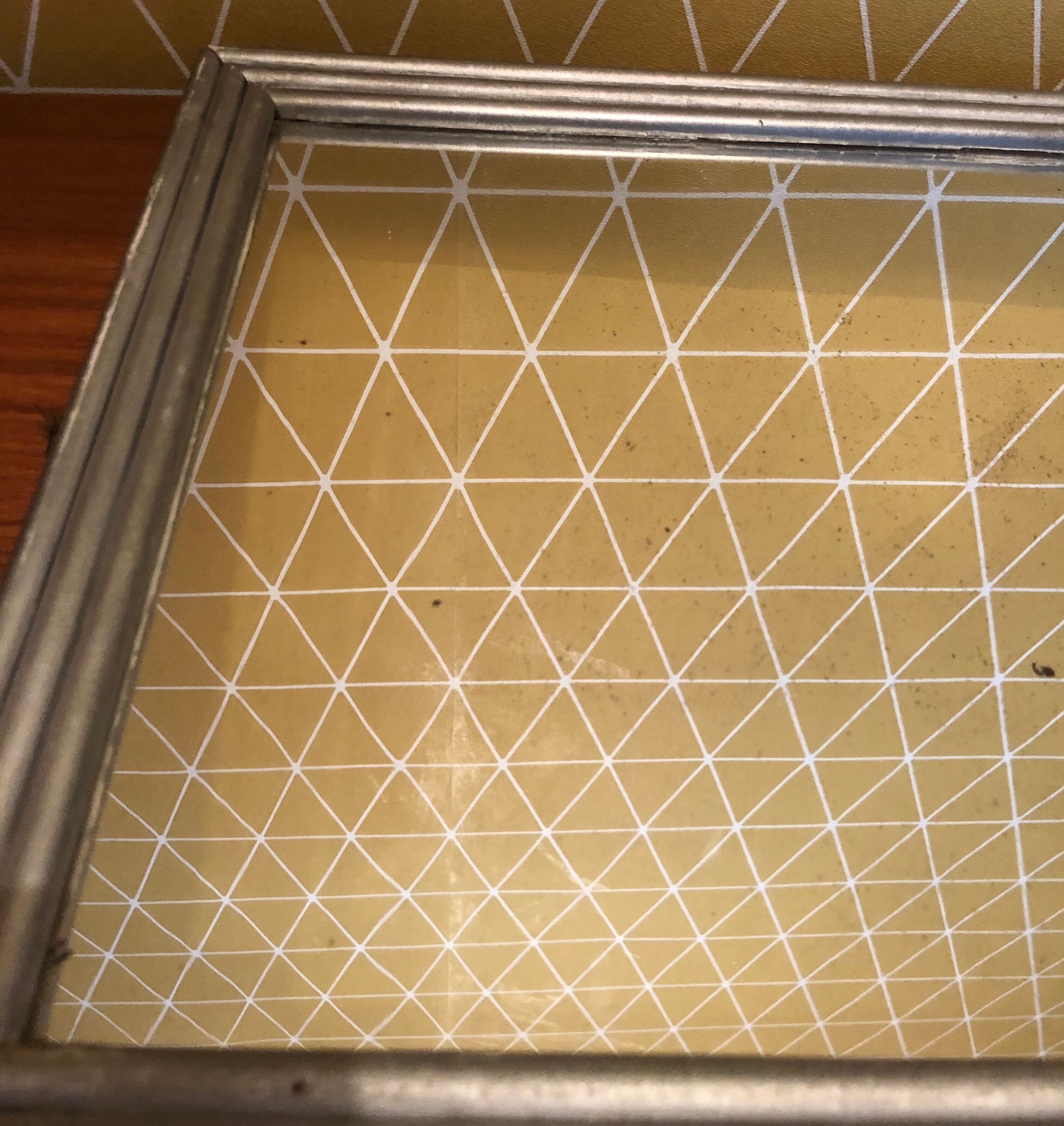 Vintage barbier mirror 42x27cm