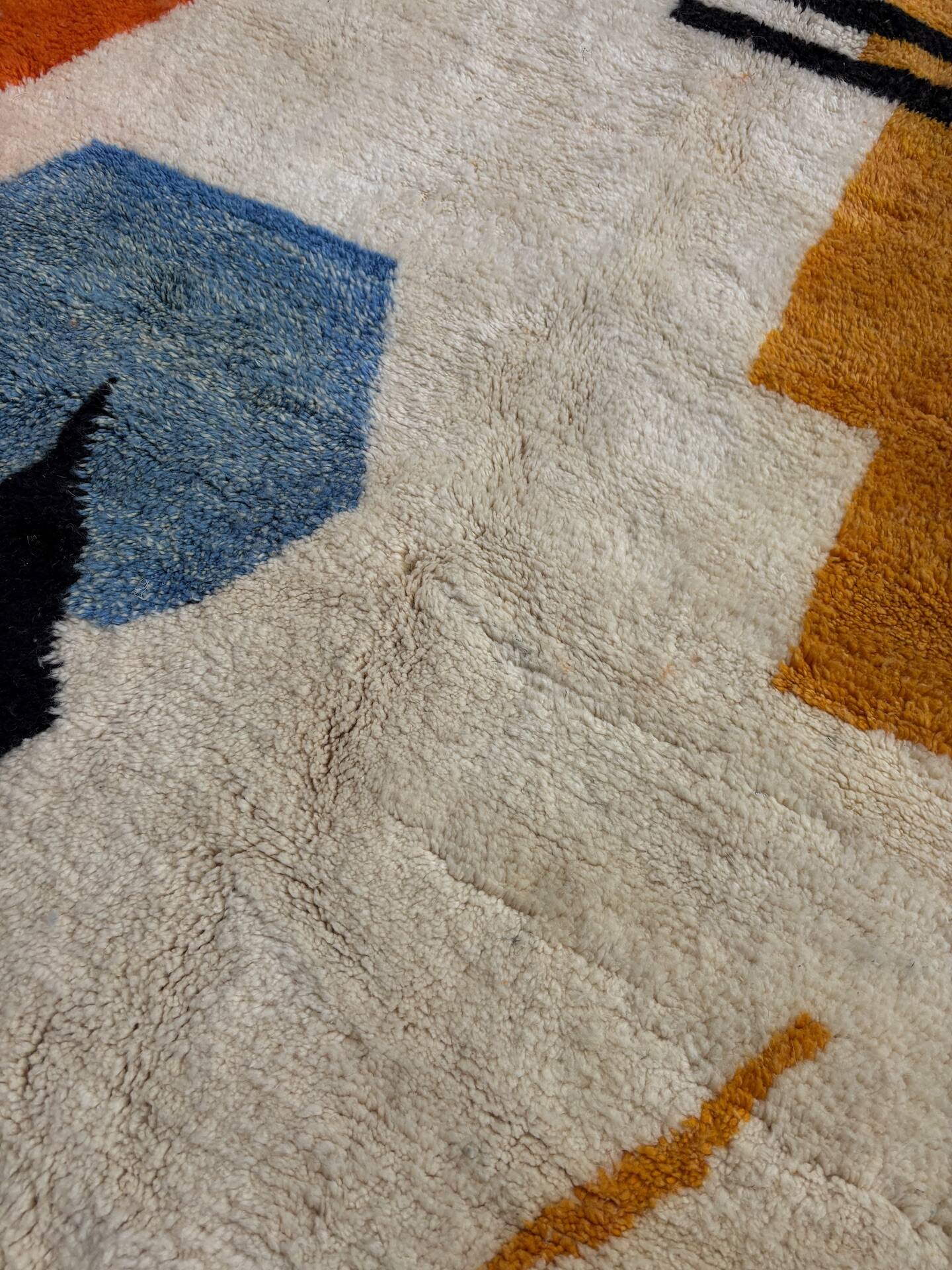 Moroccan Berber rug, Beni Ourain style, 200×300 cm