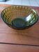 Vintage glass salad bowl