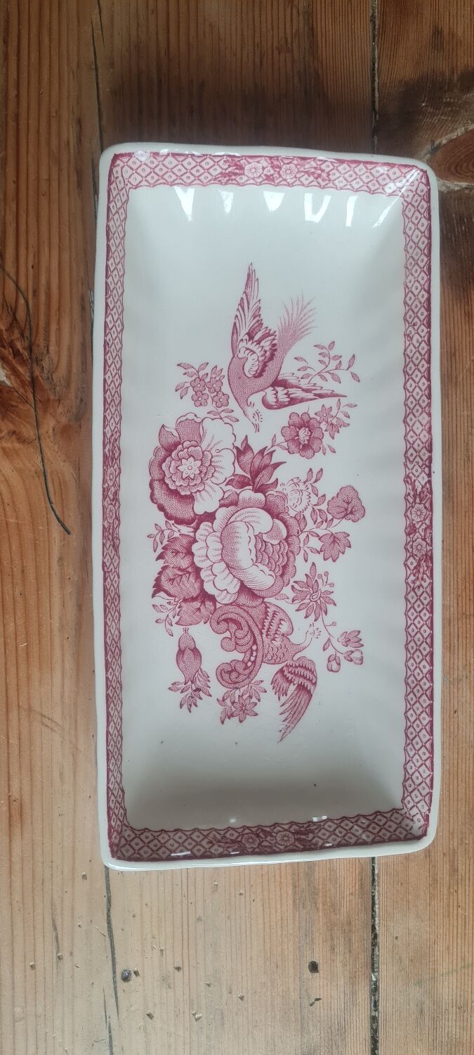 English earthenware serving dish
