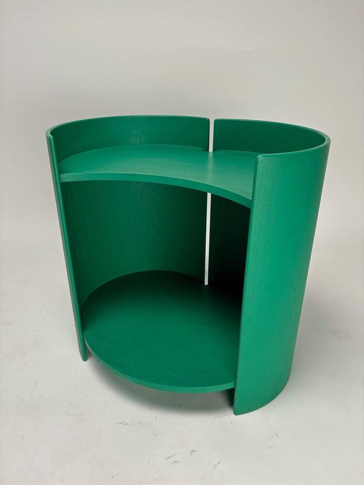 Green Gea Bedside Table attributed to Takahama for Gavina, Italy, 1961