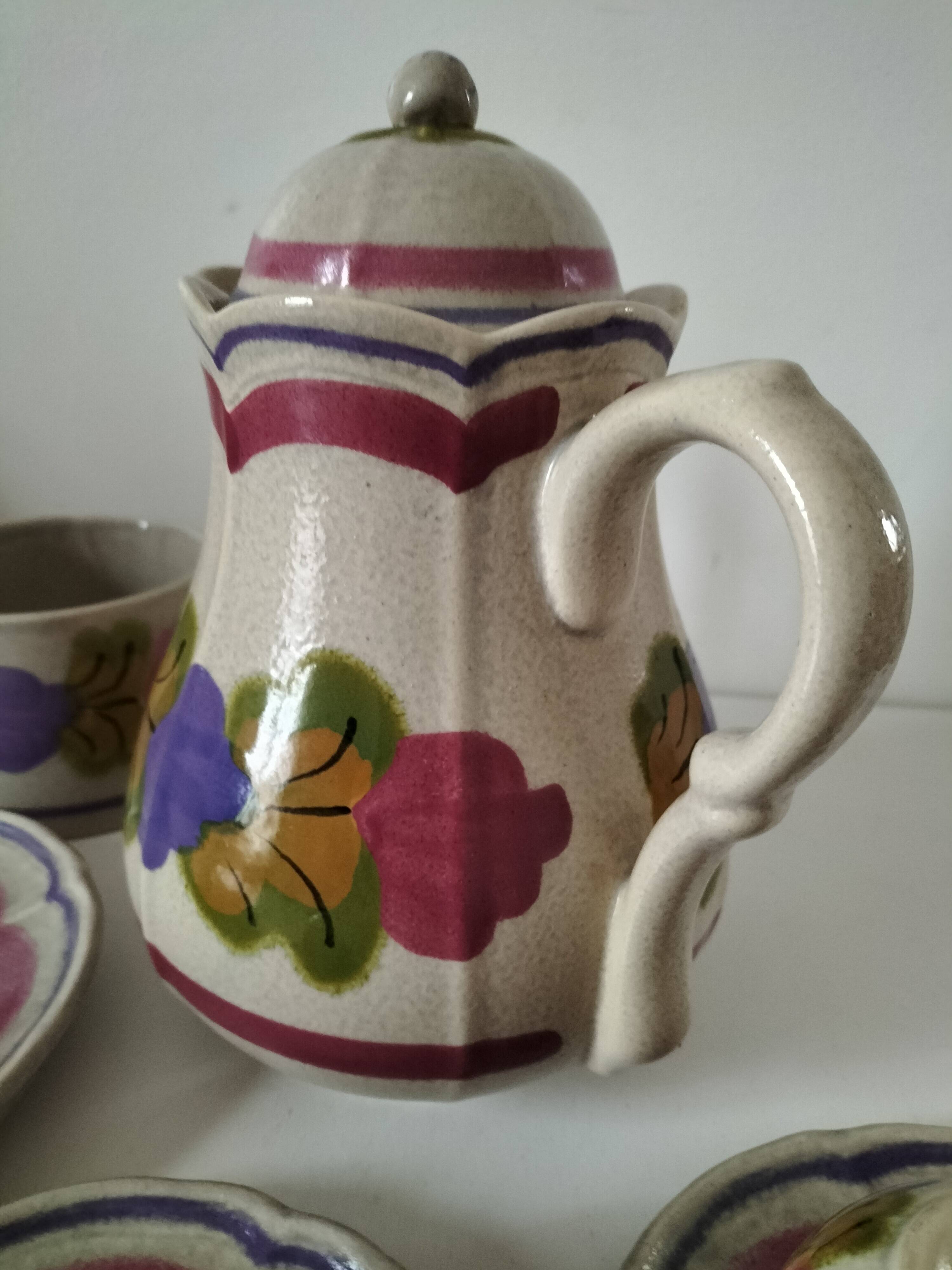 Ninon Coffee Service from Pornic Earthenware