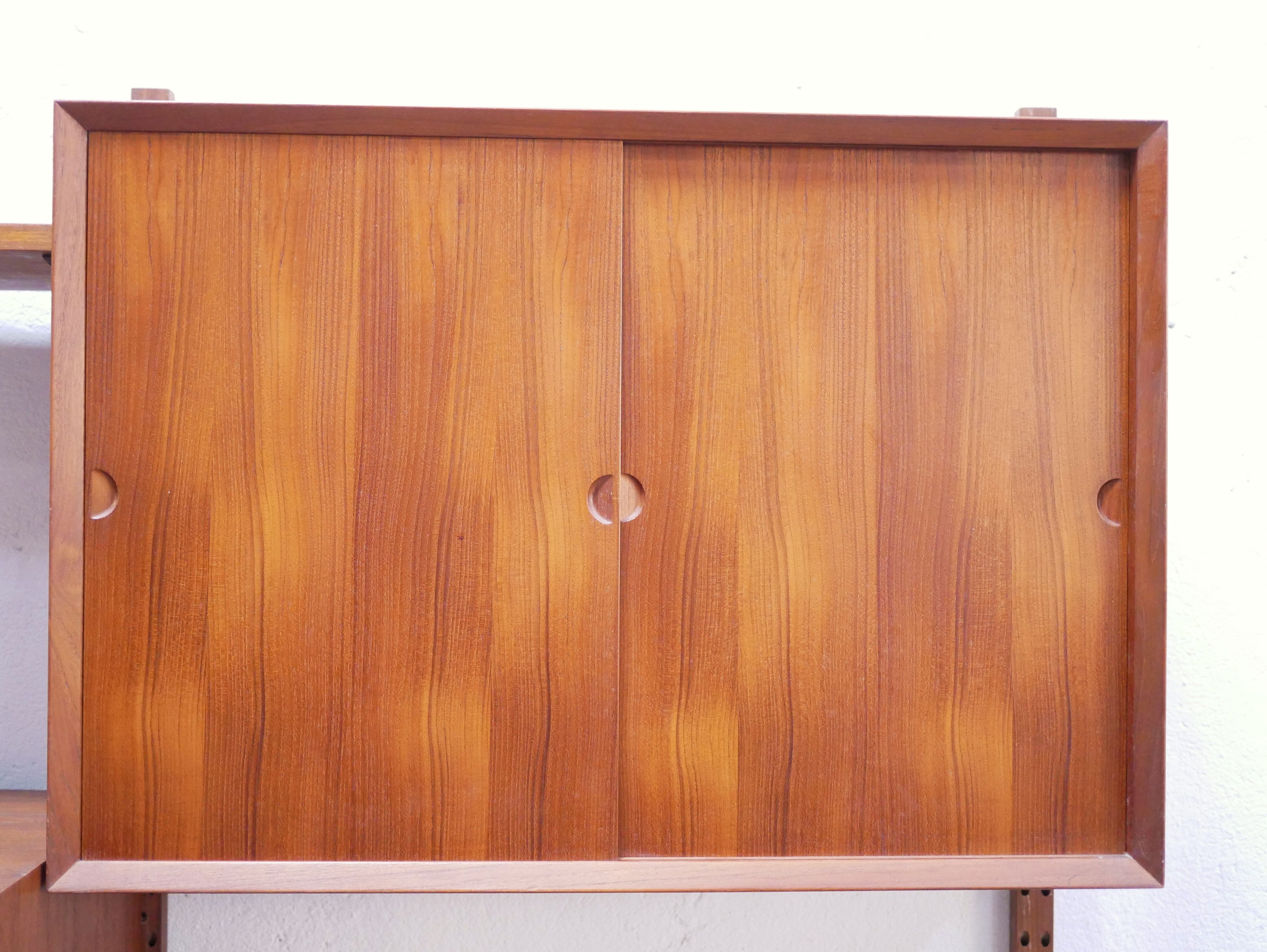 Royal System Scandinavian Modular Wall Shelves by Poul Cadovious for Cado Editions
