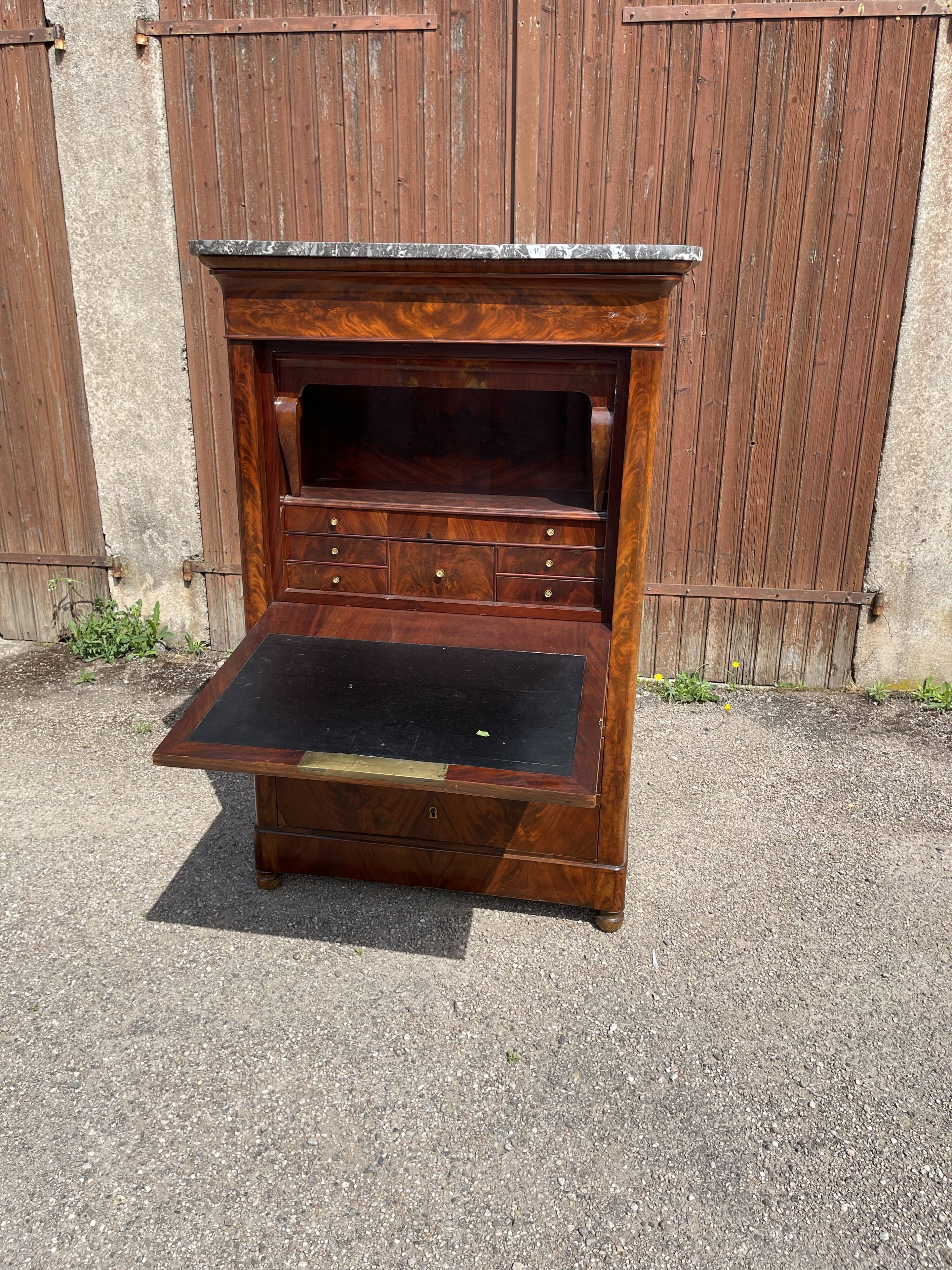 Mahogany Secretary restoration early nineteenth