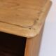 Large storage unit with compartments in waxed pine, early 20th century.