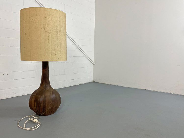 Vintage Italian ceramic floor lamp 60s