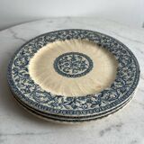 Set of 3 Gien Garlands & Foliage ironstone plates