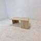 Italian Coffee Table in Travertine, 1980s