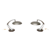 Lampes de table Space Age Boomerang par Luis Pérez de la Oliva pour Fase, lot de 2