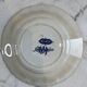 Large flat plate ironstone Sarreguemines Cluny