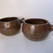 Pyrite stone bowls in