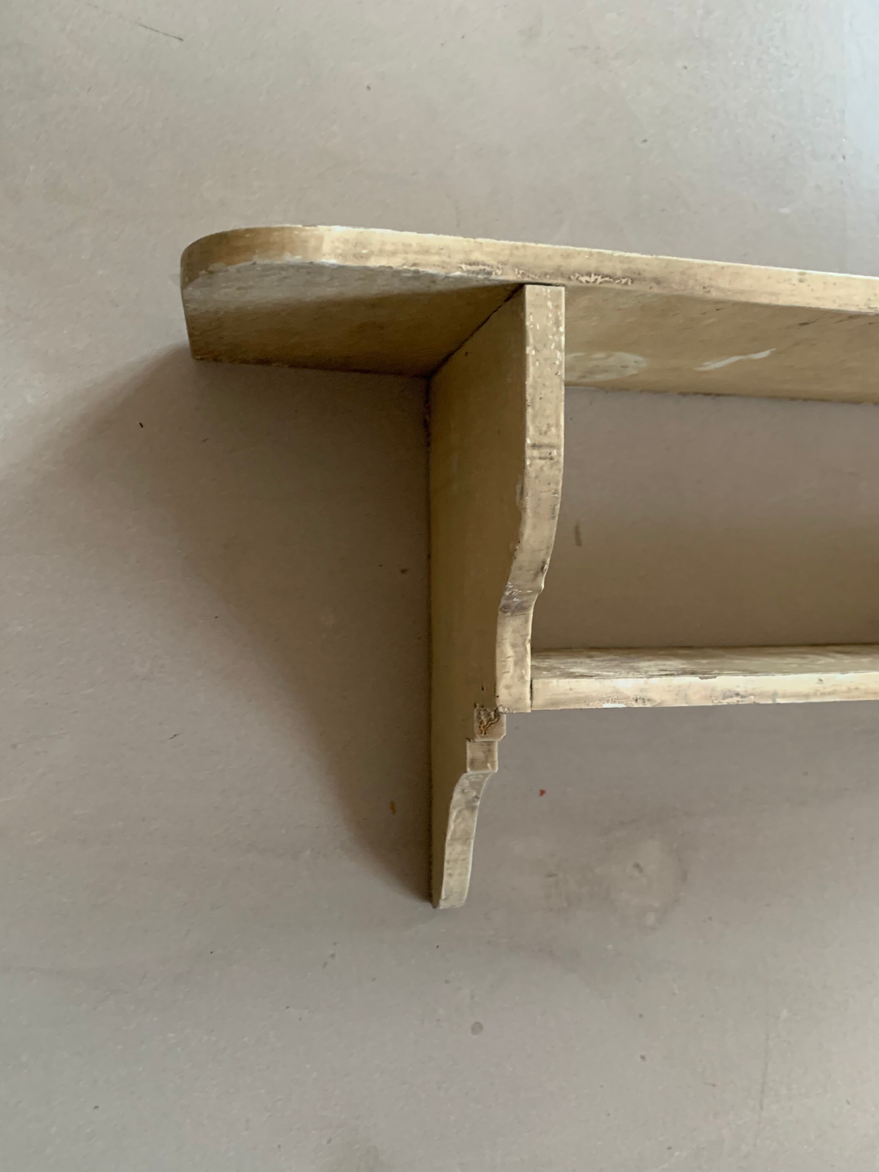 Antique wall shelf