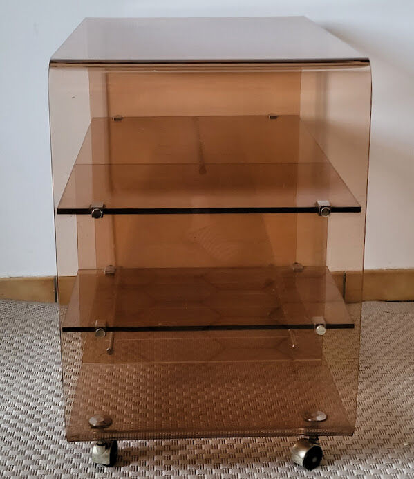 Design plexiglass hi-fi / TV cabinet