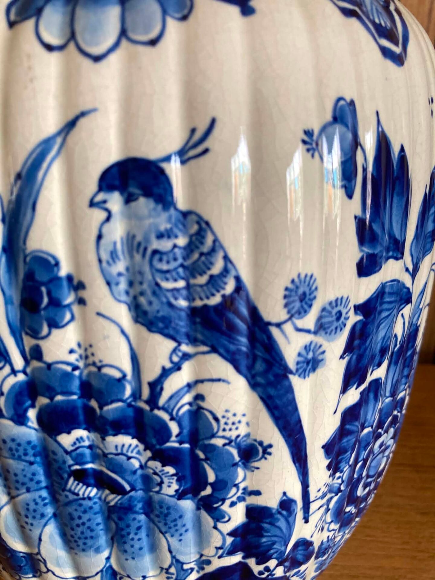 Vase with lid Delf