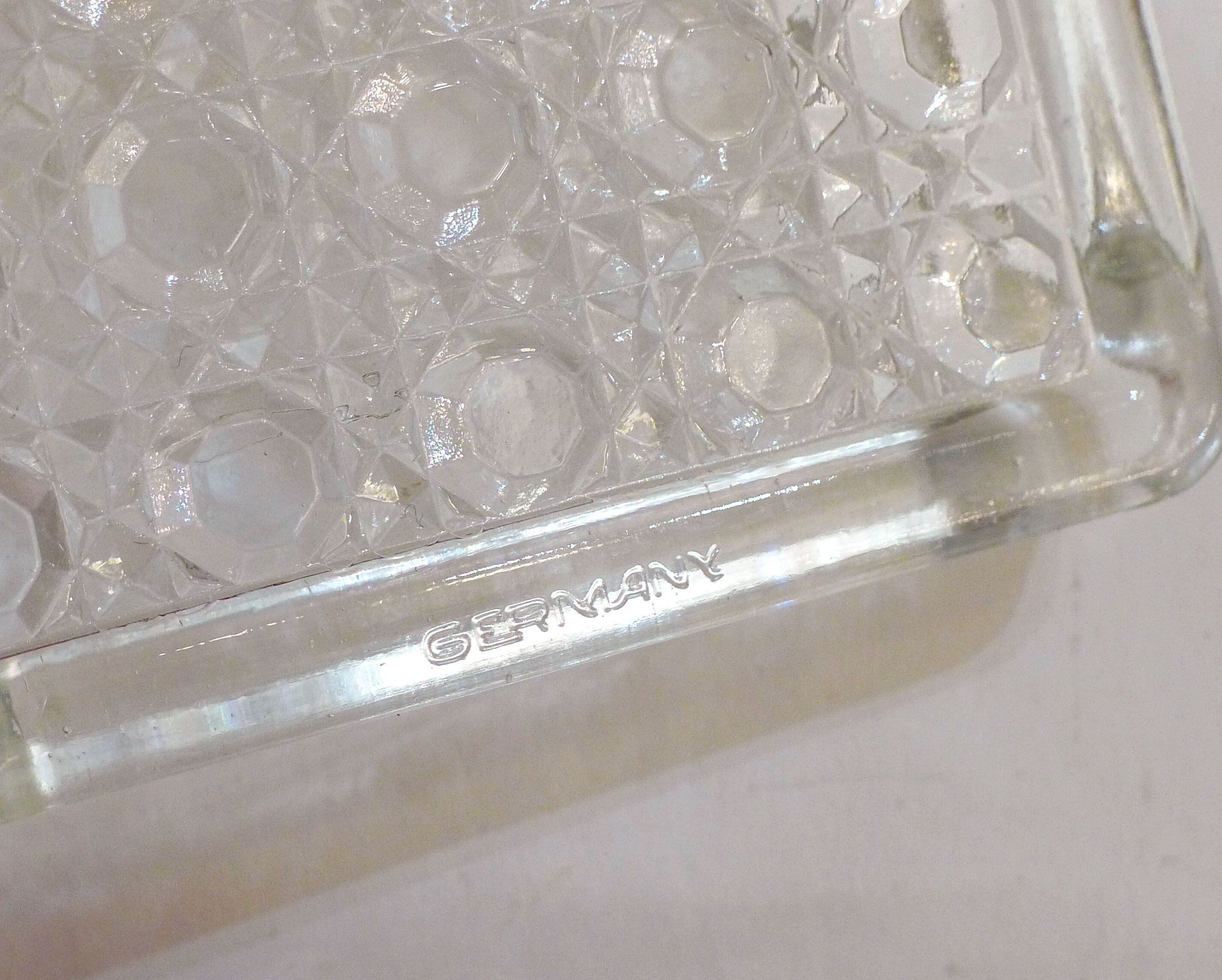 Glass canning ashtray 1970'