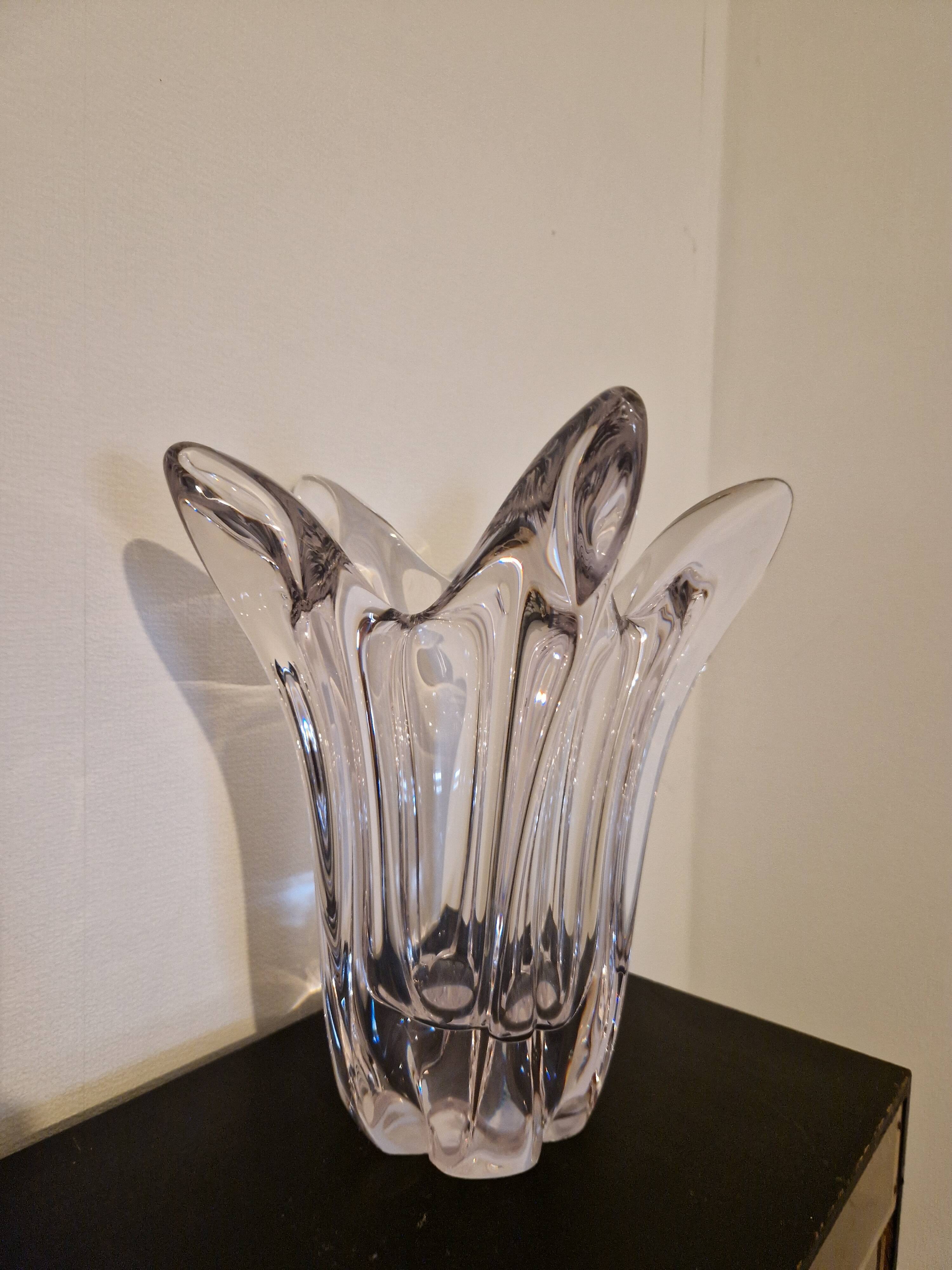 Daum Large Tulip Vase from the 70s