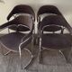 Series of 4 Italian armchairs by Otto Gerdau 1970s