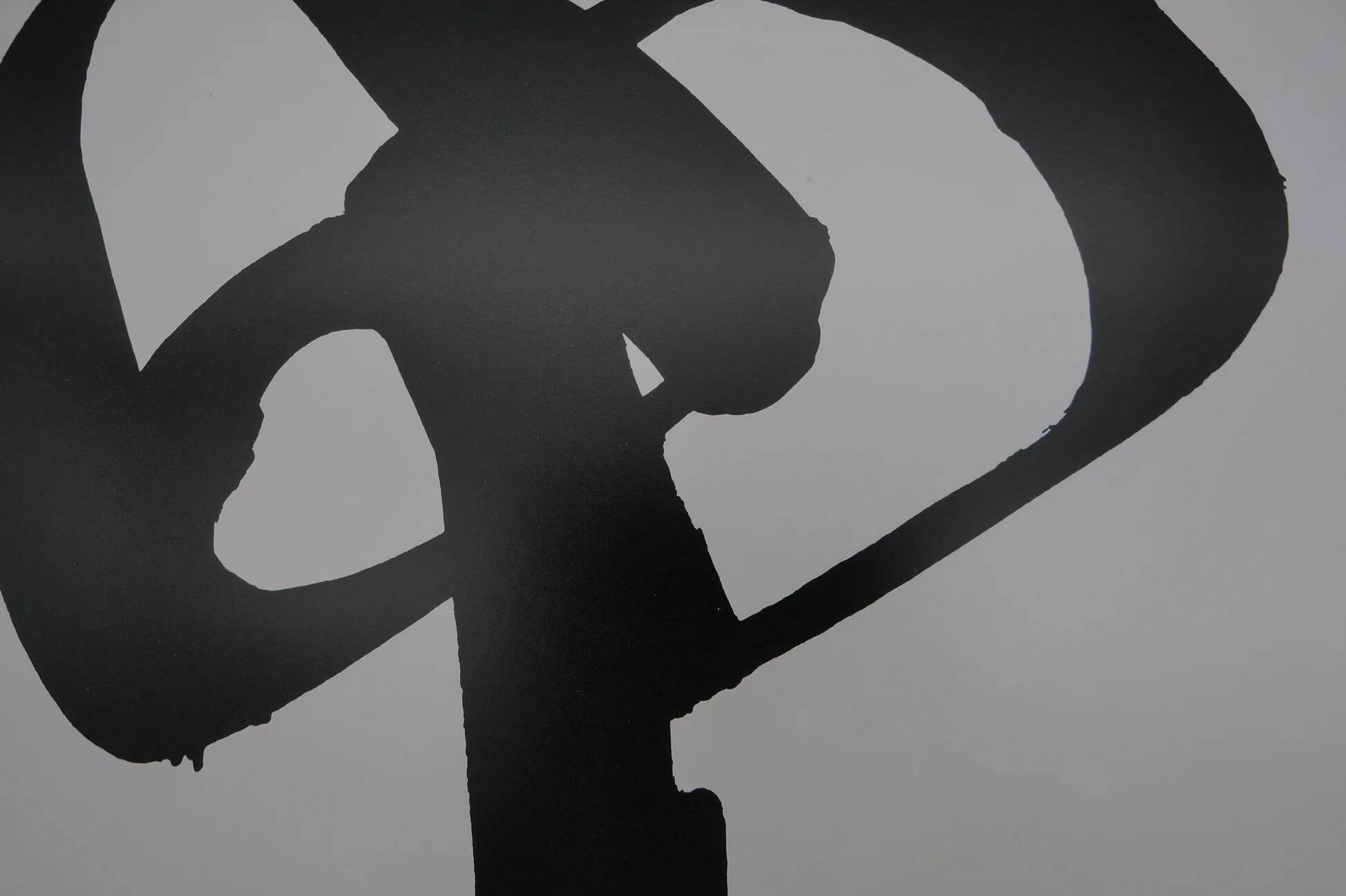 Pierre Soulages: Silkscreen No. 1 - Original signed poster