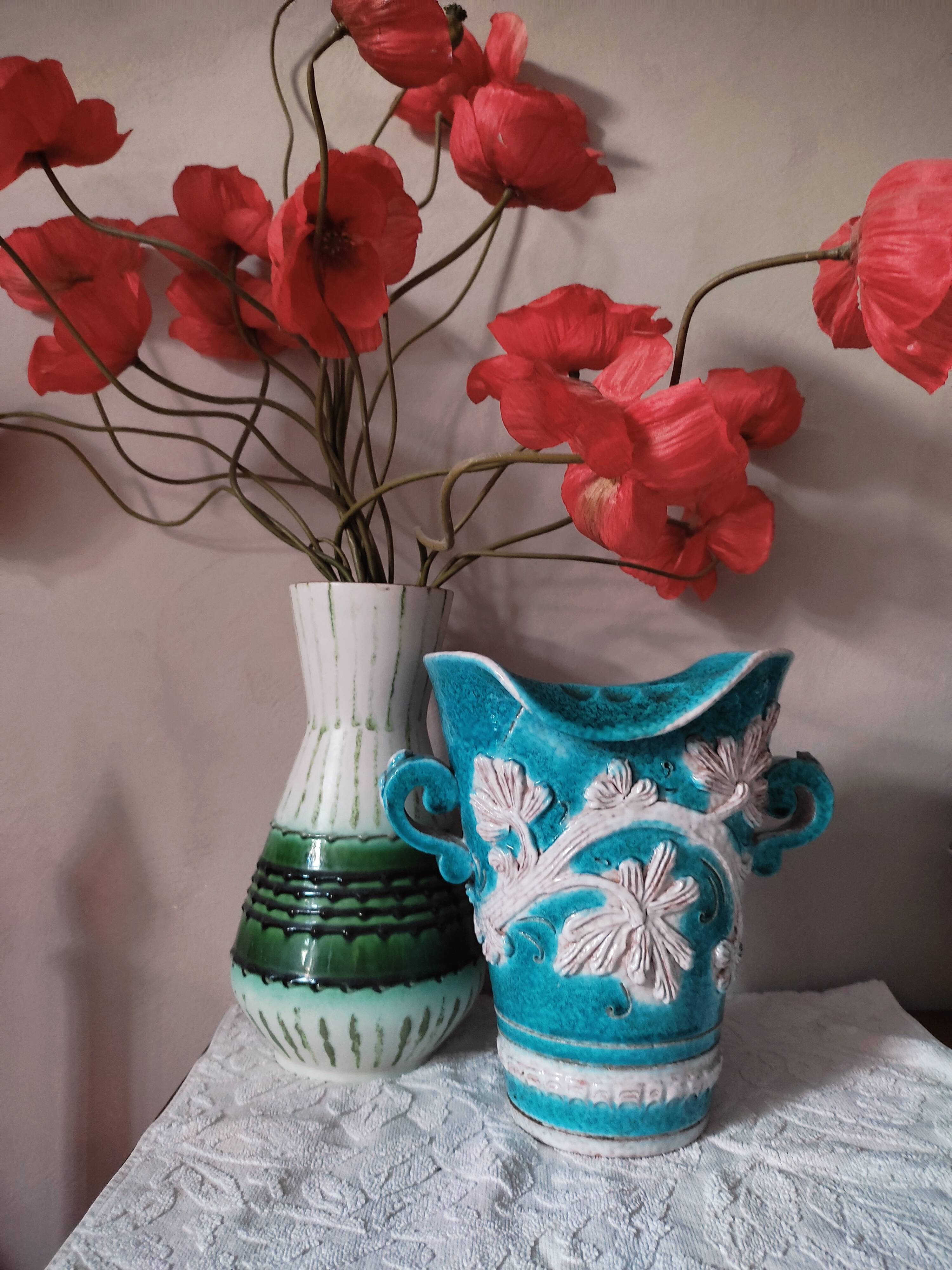 Baroque ceramic vase