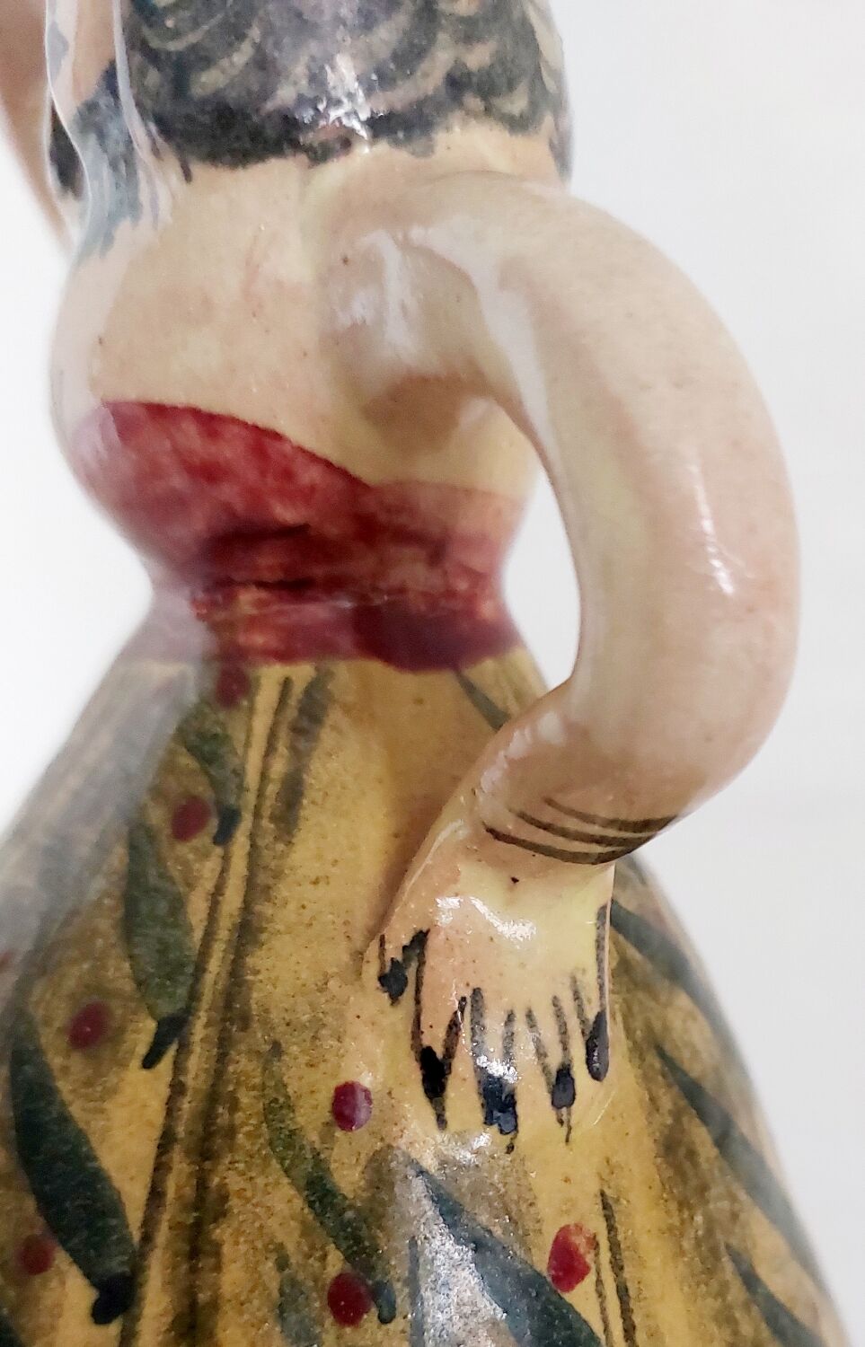 Old terracotta candle holder Germany