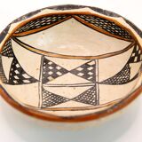 Berber dish with abstract patterns Sejnane Tunisia