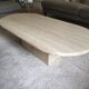 Table basse en travertin