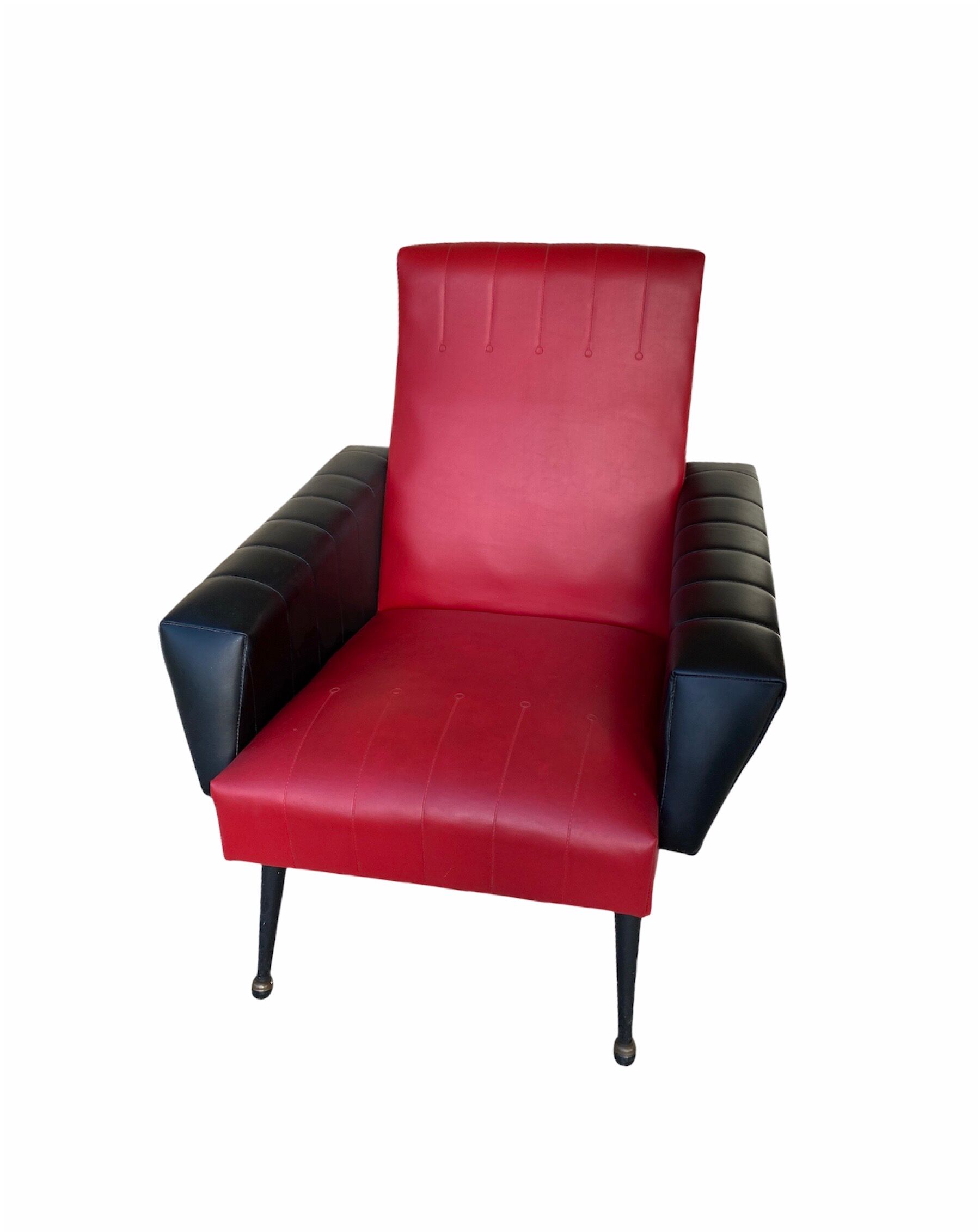 Vintage skai chair