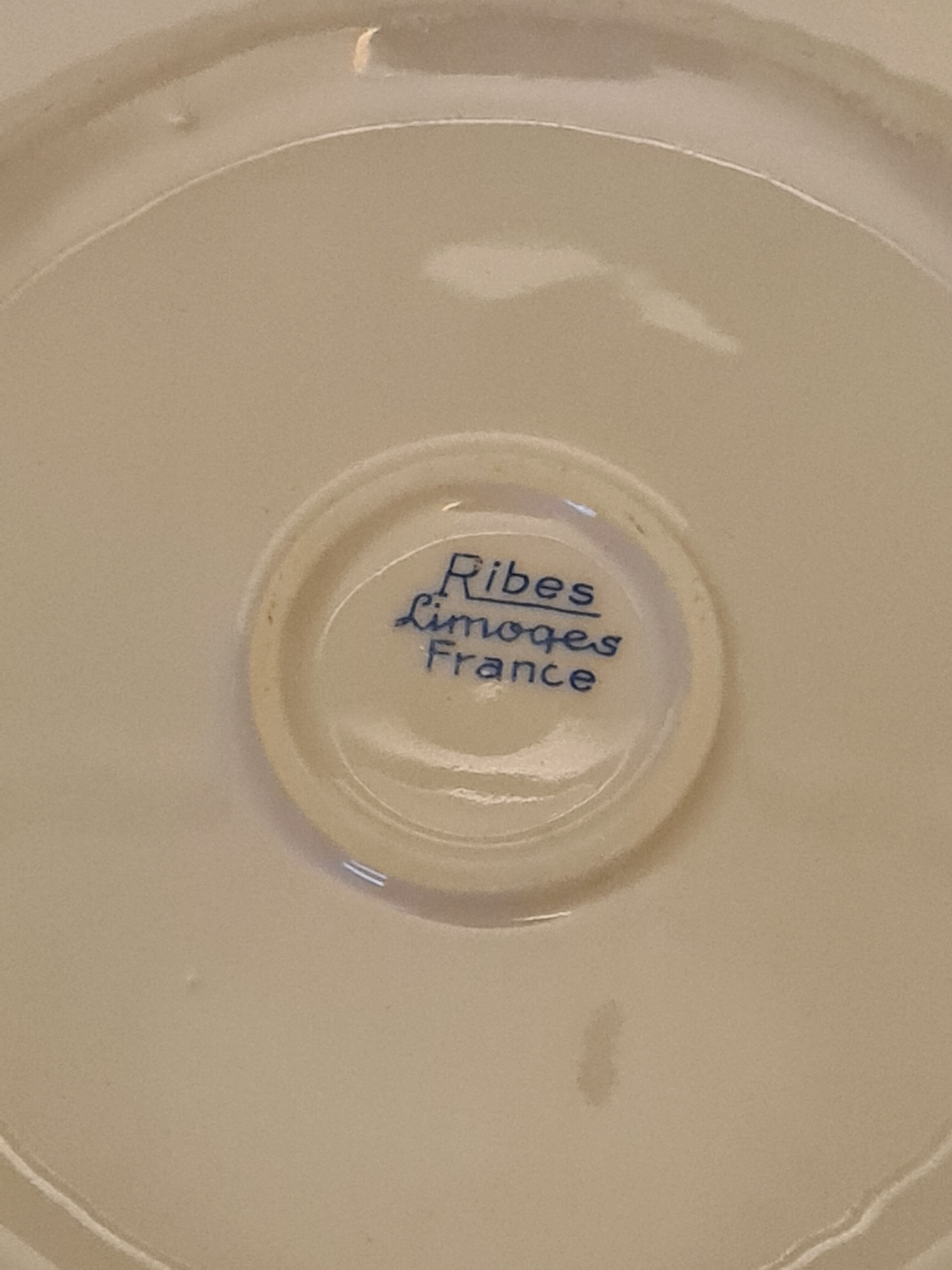 Candy porcelain Ribes Limoges floral decoration
