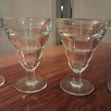 Set of 5 bistro aperitif glasses