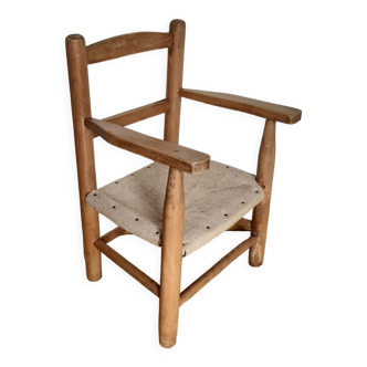 Small wooden armchair