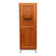 Old boarding school locker in golden oak