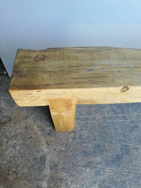 Bench in solid wood
