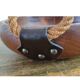 Adrien Audoux and Frida Minet rare basket in solid oak and cordage.