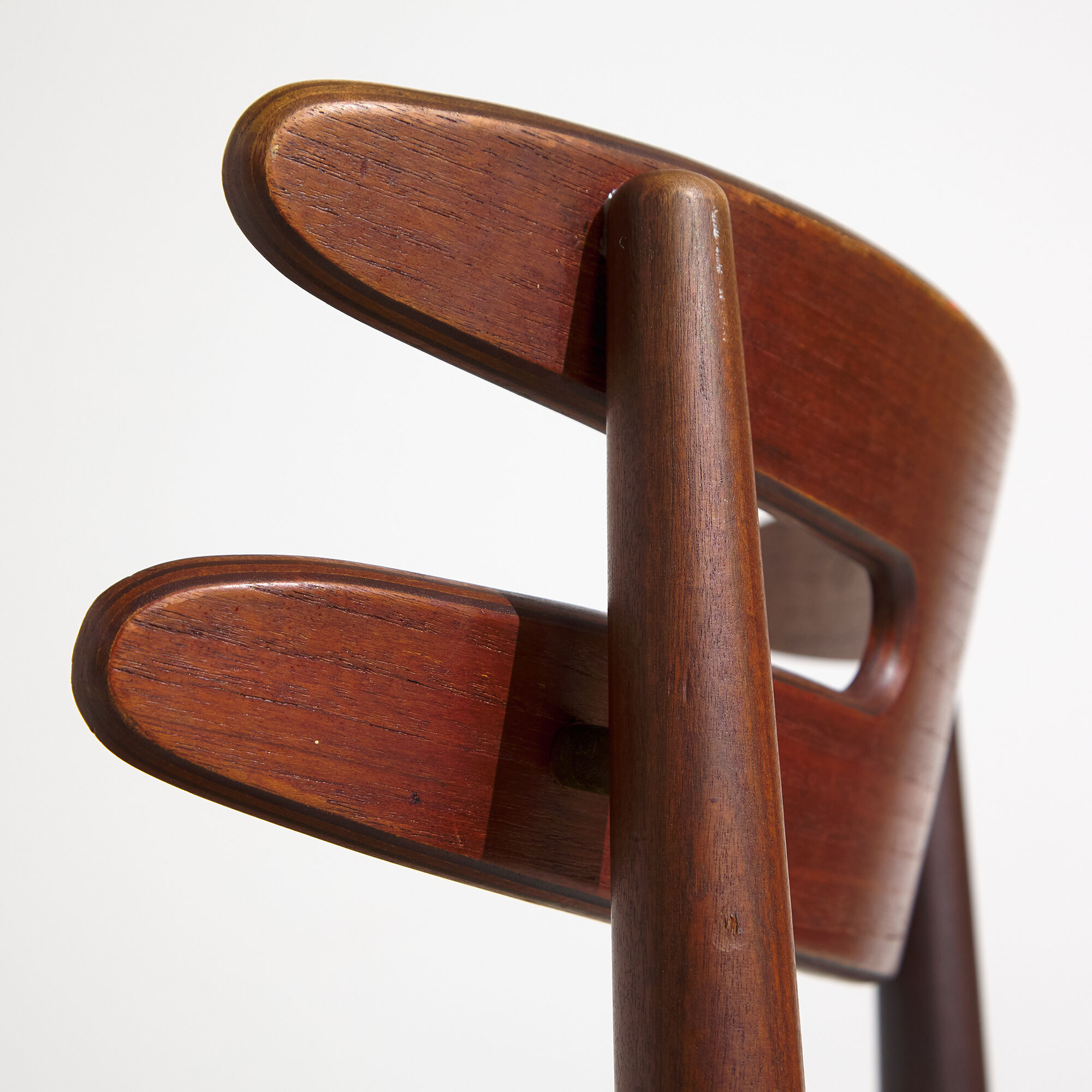 Model 178 teak dining chairs by johannes andersen for bramin