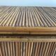 Vintage bamboo rattan chest from the 60s